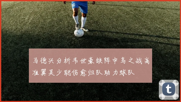马德兴分析韦世豪缺阵中乌之战高准翼吴少聪伤愈归队助力球队